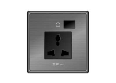 3孔国际插座（带开关）